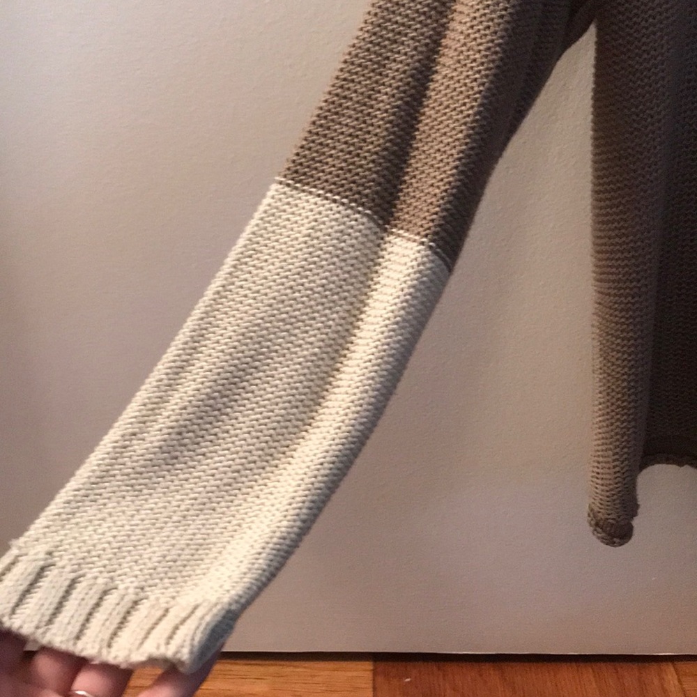 Ruby And Jenna Cream Ombre Sweater Size Large - image 3